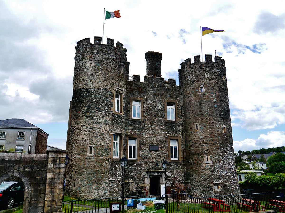 Enniscorthy Castle in County Wexford, the nearest town to Monart Destination Spa, since no photograph of Monart itself is published for reuse.