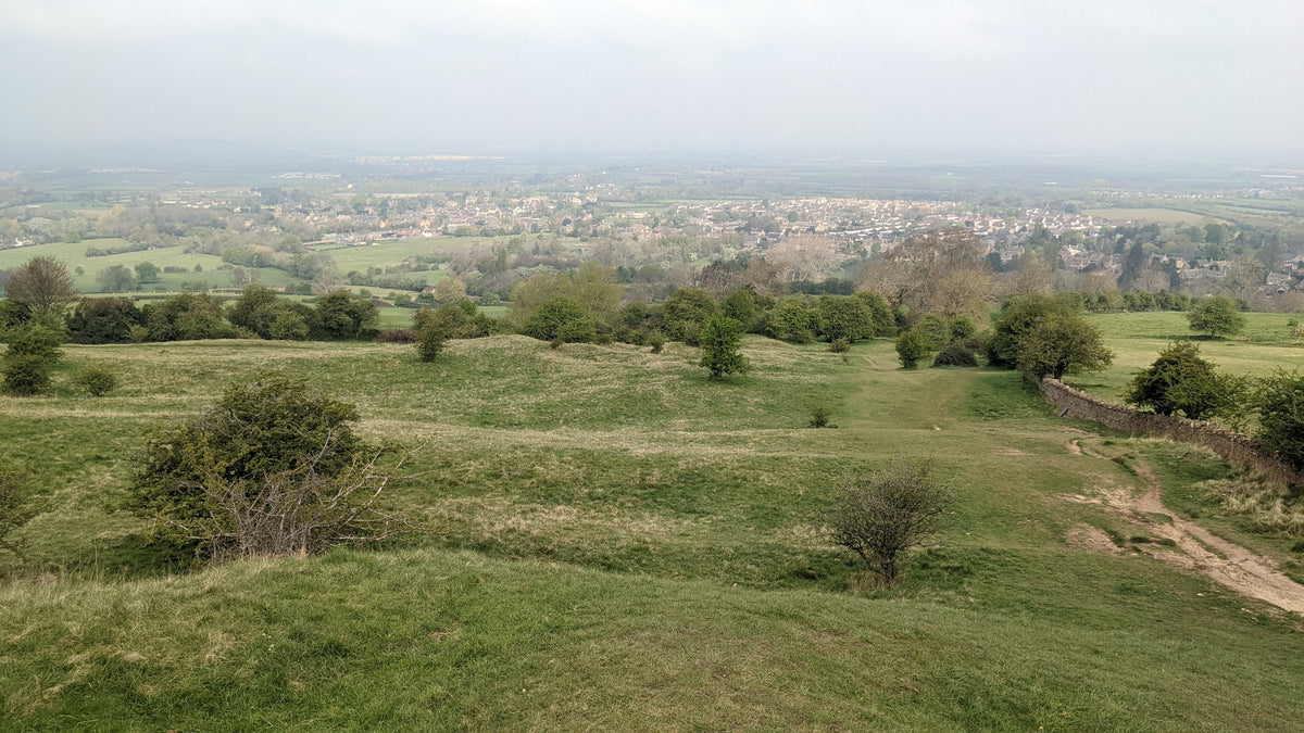 The village of Broadway seen from the Cotswold Way, The House Spa at Dormy House, Broadway