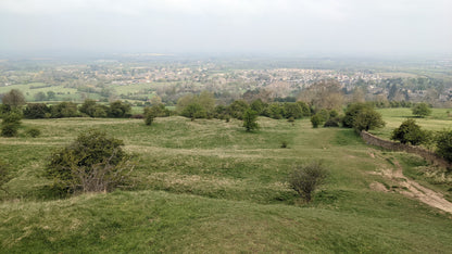 The village of Broadway seen from the Cotswold Way, The House Spa at Dormy House, Broadway