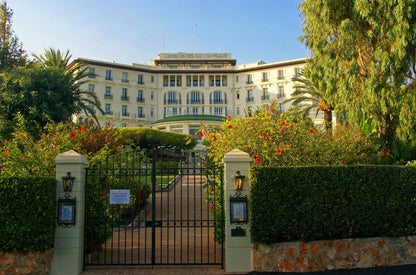 The gated entrance and gardens of Grand-Hôtel du Cap-Ferrat on the Avenue de la Corniche, the Four Seasons hotel on the Cap-Ferrat peninsula