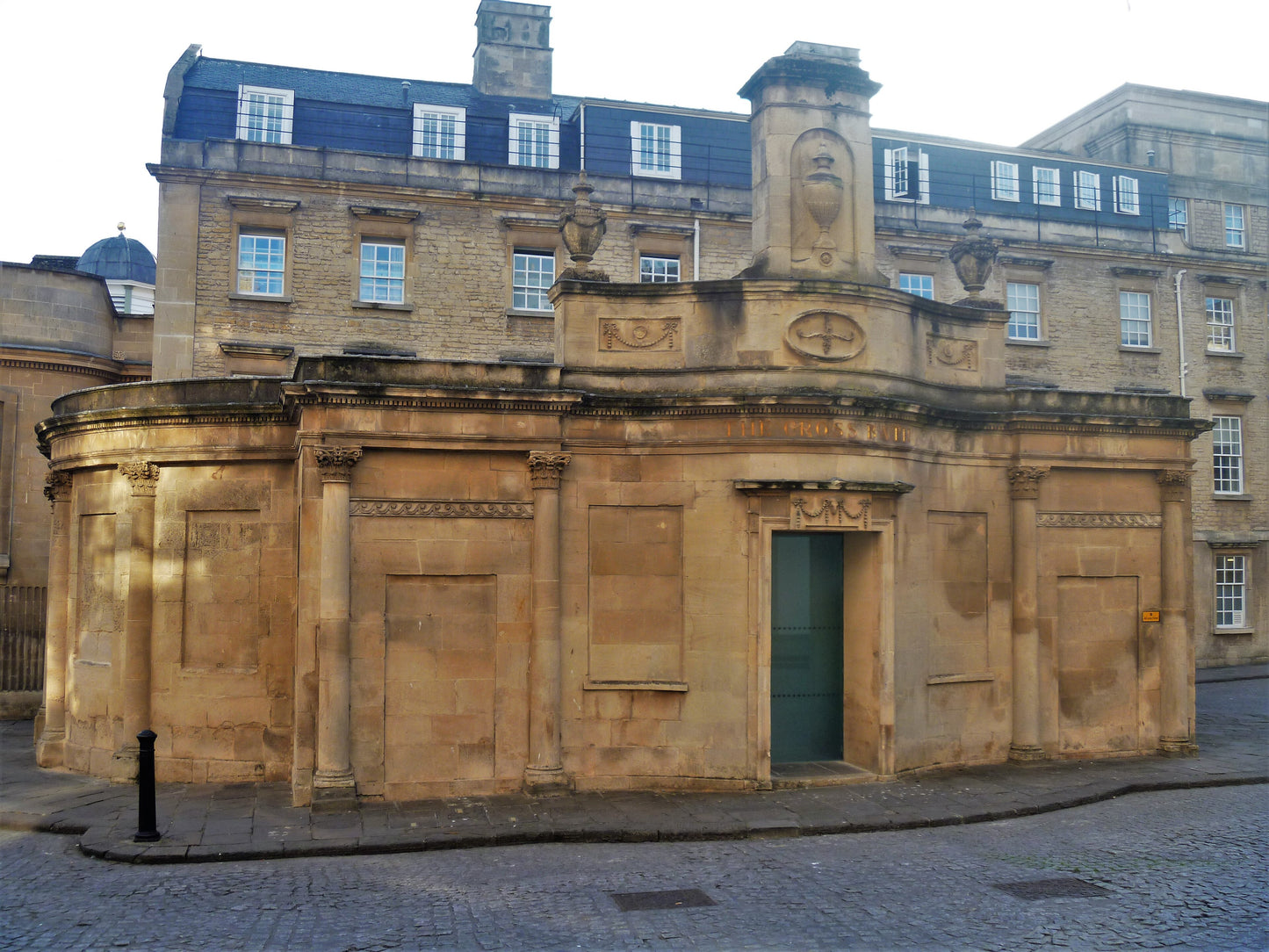 The Cross Bath on Bath Street, Bath, a Grade I listed Georgian thermal bath