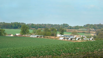 Farm buildings at Soho Farmhouse, The Cowshed Spa at Soho Farmhouse