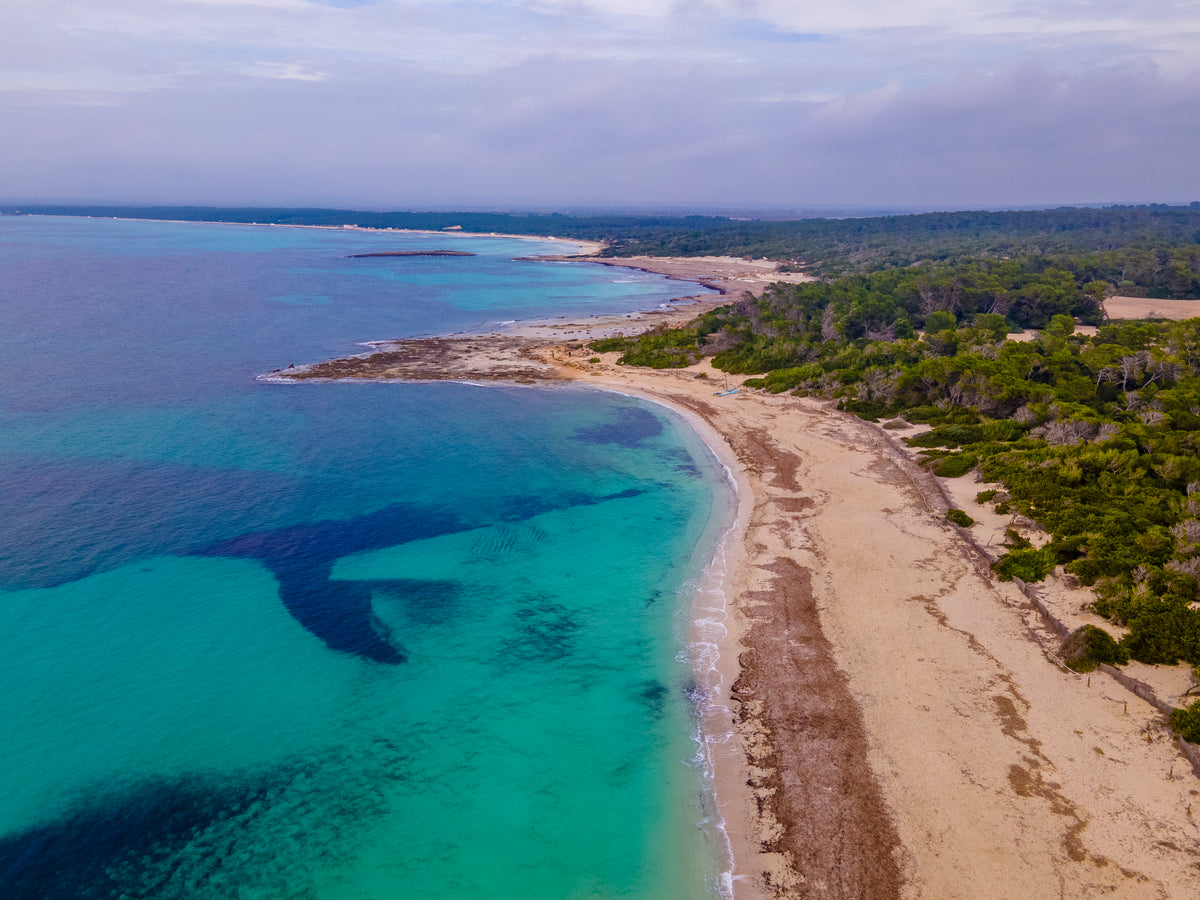 Aerial view of the coast near Campos, Mallorca, close to the hotel. Photo: Yaroslav Syubayev