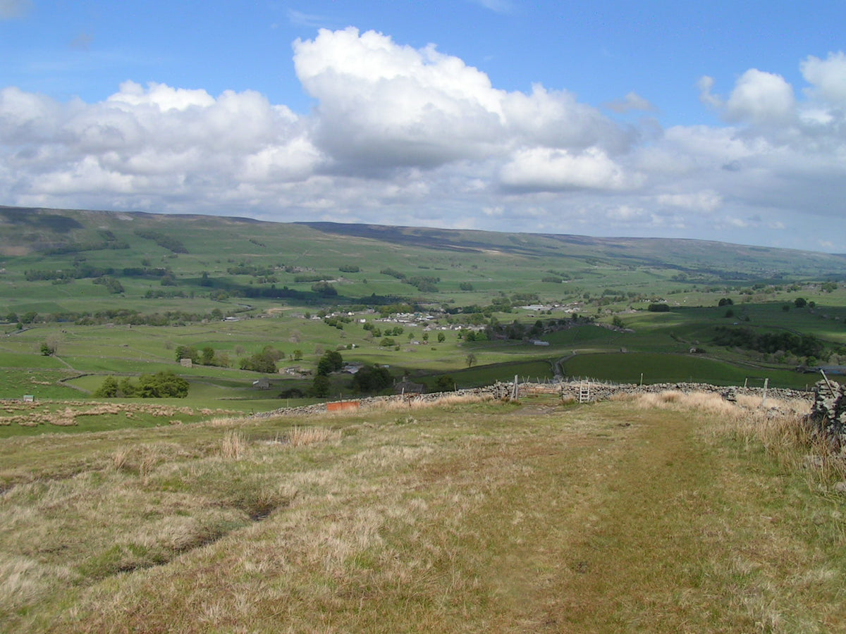 Wensleydale near Hawes in the Yorkshire Dales National Park, the valley Ure River Retreat sits in
