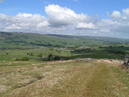 Wensleydale near Hawes in the Yorkshire Dales National Park, the valley Ure River Retreat sits in