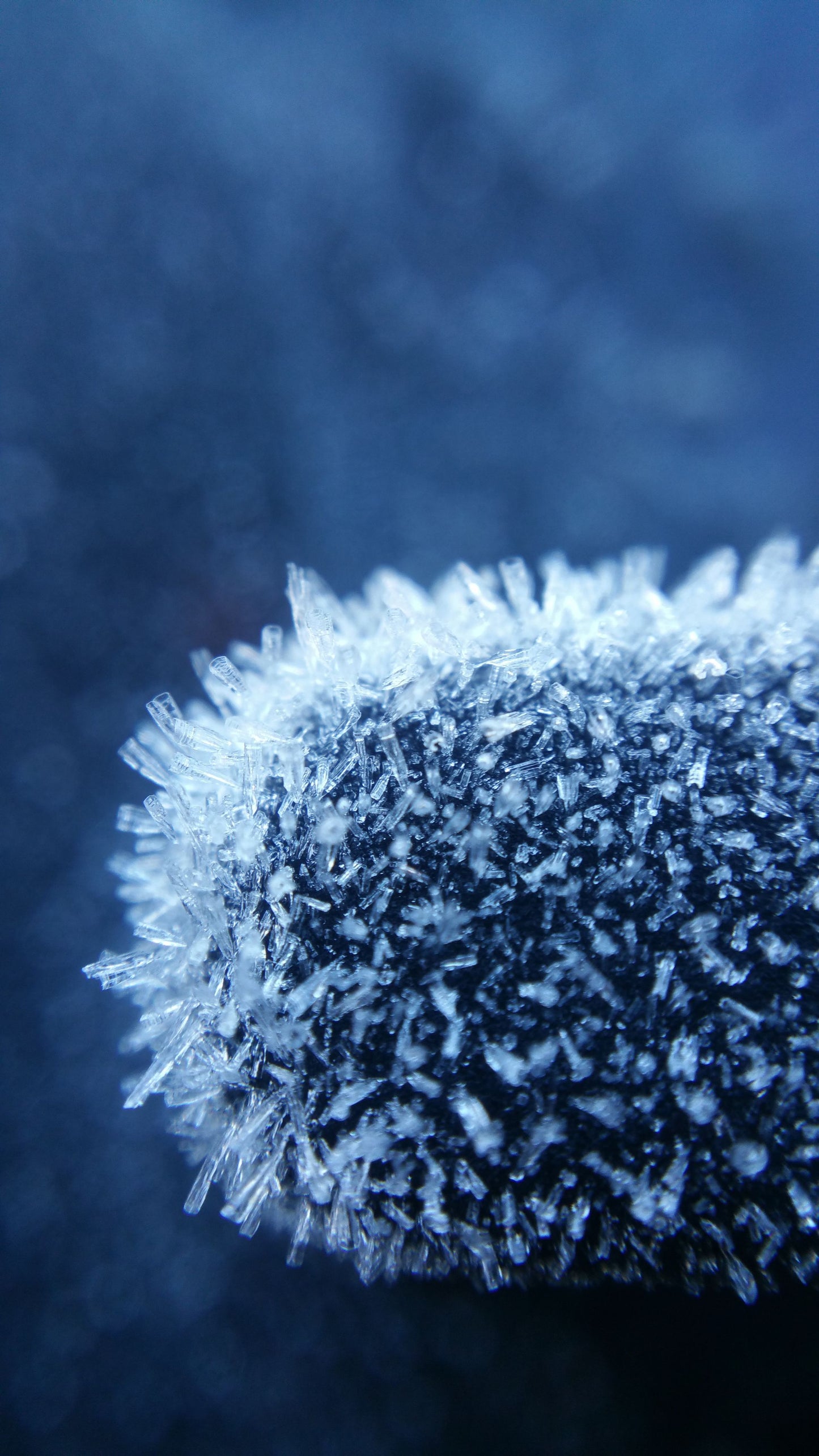Delicate ice crystals in close up, evoking the Thermal Spa Village's Snow Cabin, Galgorm Thermal Spa Village, Ballymena