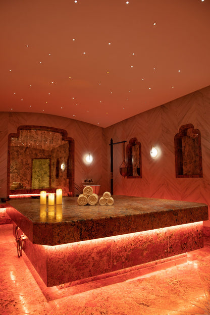 Sauna heat experience at The Spa at Ashford Castle