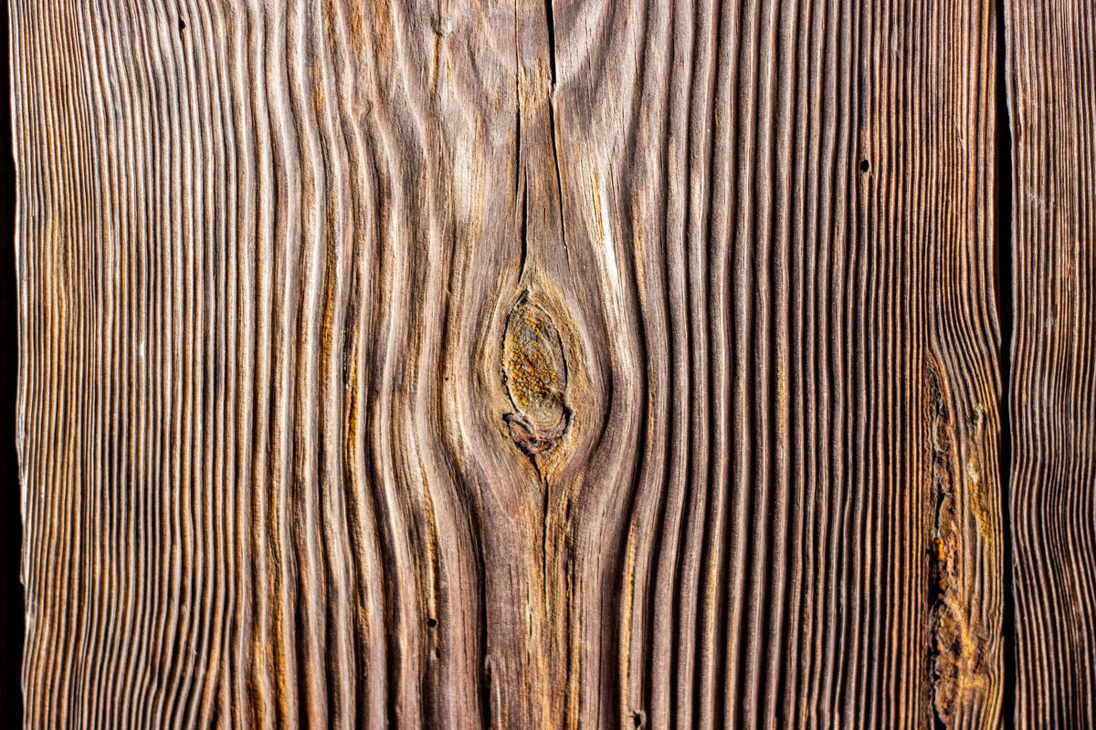 Close up of weathered timber grain texture
