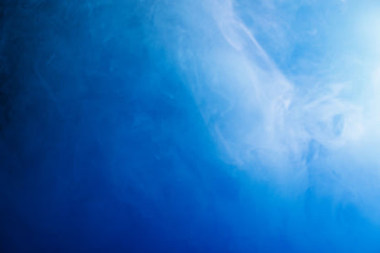A swirl of deep blue light, evoking the cold shock of the cryotherapy chamber at The Strong Rooms