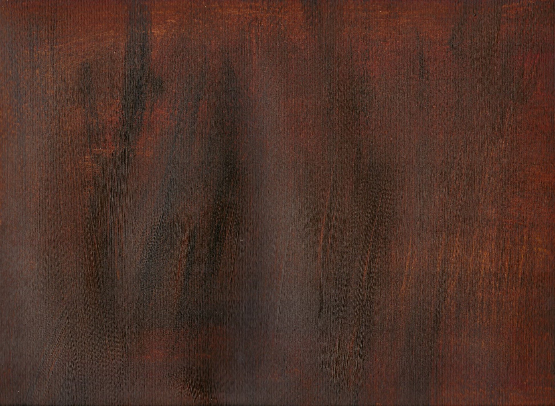 Dark stained walnut, the grain running deep under a soft fall of light, the warm wood panelling at Asaya at The Chancery Rosewood